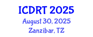 International Conference on Developments in Rehabilitation Technologies (ICDRT) August 30, 2025 - Zanzibar, Tanzania