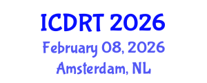 International Conference on Developments in Rehabilitation Technologies (ICDRT) February 08, 2026 - Amsterdam, Netherlands