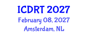 International Conference on Developments in Rehabilitation Technologies (ICDRT) February 08, 2027 - Amsterdam, Netherlands International Conference on Developments in Rehabilitation Technologies (ICDRT) February 08, 2027 - Amsterdam, Netherlands