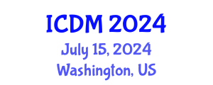 International Conference on Diabetes and Metabolism (ICDM) July 15, 2024 - Washington, United States