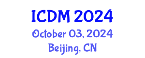 International Conference on Diabetes and Metabolism (ICDM) October 03, 2024 - Beijing, China