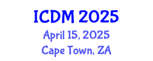 International Conference on Diabetes and Metabolism (ICDM) April 15, 2025 - Cape Town, South Africa