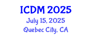 International Conference on Diabetes and Metabolism (ICDM) July 15, 2025 - Quebec City, Canada