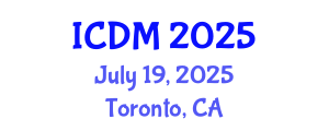 International Conference on Diabetes and Metabolism (ICDM) July 19, 2025 - Toronto, Canada