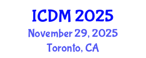 International Conference on Diabetes and Metabolism (ICDM) November 29, 2025 - Toronto, Canada