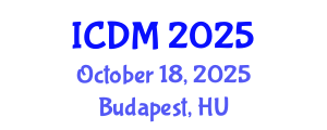 International Conference on Diabetes and Metabolism (ICDM) October 18, 2025 - Budapest, Hungary