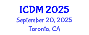 International Conference on Diabetes and Metabolism (ICDM) September 20, 2025 - Toronto, Canada