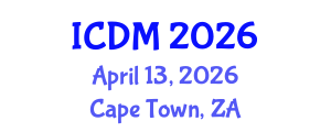 International Conference on Diabetes and Metabolism (ICDM) April 13, 2026 - Cape Town, South Africa International Conference on Diabetes and Metabolism (ICDM) April 13, 2026 - Cape Town, South Africa