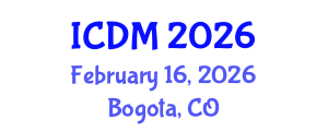 International Conference on Diabetes and Metabolism (ICDM) February 16, 2026 - Bogota, Colombia International Conference on Diabetes and Metabolism (ICDM) February 16, 2026 - Bogota, Colombia