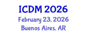 International Conference on Diabetes and Metabolism (ICDM) February 23, 2026 - Buenos Aires, Argentina International Conference on Diabetes and Metabolism (ICDM) February 23, 2026 - Buenos Aires, Argentina