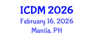 International Conference on Diabetes and Metabolism (ICDM) February 16, 2026 - Manila, Philippines International Conference on Diabetes and Metabolism (ICDM) February 16, 2026 - Manila, Philippines