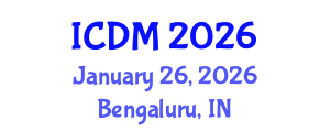 International Conference on Diabetes and Metabolism (ICDM) January 26, 2026 - Bengaluru, India International Conference on Diabetes and Metabolism (ICDM) January 26, 2026 - Bengaluru, India