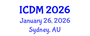 International Conference on Diabetes and Metabolism (ICDM) January 26, 2026 - Sydney, Australia International Conference on Diabetes and Metabolism (ICDM) January 26, 2026 - Sydney, Australia