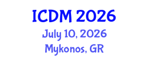 International Conference on Diabetes and Metabolism (ICDM) July 10, 2026 - Mykonos, Greece International Conference on Diabetes and Metabolism (ICDM) July 10, 2026 - Mykonos, Greece
