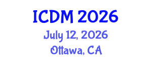 International Conference on Diabetes and Metabolism (ICDM) July 12, 2026 - Ottawa, Canada International Conference on Diabetes and Metabolism (ICDM) July 12, 2026 - Ottawa, Canada