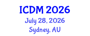 International Conference on Diabetes and Metabolism (ICDM) July 28, 2026 - Sydney, Australia International Conference on Diabetes and Metabolism (ICDM) July 28, 2026 - Sydney, Australia