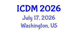 International Conference on Diabetes and Metabolism (ICDM) July 17, 2026 - Washington, United States International Conference on Diabetes and Metabolism (ICDM) July 17, 2026 - Washington, United States