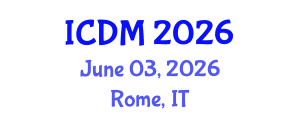 International Conference on Diabetes and Metabolism (ICDM) June 03, 2026 - Rome, Italy