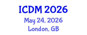 International Conference on Diabetes and Metabolism (ICDM) May 24, 2026 - London, United Kingdom