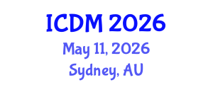 International Conference on Diabetes and Metabolism (ICDM) May 11, 2026 - Sydney, Australia International Conference on Diabetes and Metabolism (ICDM) May 11, 2026 - Sydney, Australia