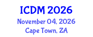 International Conference on Diabetes and Metabolism (ICDM) November 04, 2026 - Cape Town, South Africa International Conference on Diabetes and Metabolism (ICDM) November 04, 2026 - Cape Town, South Africa