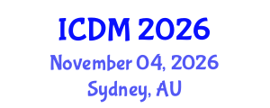 International Conference on Diabetes and Metabolism (ICDM) November 04, 2026 - Sydney, Australia International Conference on Diabetes and Metabolism (ICDM) November 04, 2026 - Sydney, Australia