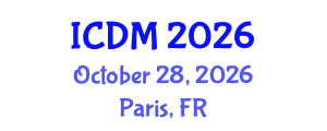 International Conference on Diabetes and Metabolism (ICDM) October 28, 2026 - Paris, France International Conference on Diabetes and Metabolism (ICDM) October 28, 2026 - Paris, France