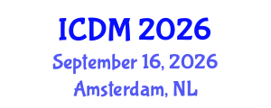 International Conference on Diabetes and Metabolism (ICDM) September 16, 2026 - Amsterdam, Netherlands International Conference on Diabetes and Metabolism (ICDM) September 16, 2026 - Amsterdam, Netherlands