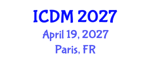 International Conference on Diabetes and Metabolism (ICDM) April 19, 2027 - Paris, France International Conference on Diabetes and Metabolism (ICDM) April 19, 2027 - Paris, France