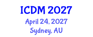 International Conference on Diabetes and Metabolism (ICDM) April 24, 2027 - Sydney, Australia International Conference on Diabetes and Metabolism (ICDM) April 24, 2027 - Sydney, Australia