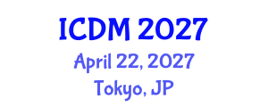 International Conference on Diabetes and Metabolism (ICDM) April 22, 2027 - Tokyo, Japan International Conference on Diabetes and Metabolism (ICDM) April 22, 2027 - Tokyo, Japan