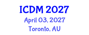 International Conference on Diabetes and Metabolism (ICDM) April 03, 2027 - Toronto, Australia International Conference on Diabetes and Metabolism (ICDM) April 03, 2027 - Toronto, Australia