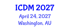 International Conference on Diabetes and Metabolism (ICDM) April 24, 2027 - Washington, Australia International Conference on Diabetes and Metabolism (ICDM) April 24, 2027 - Washington, Australia