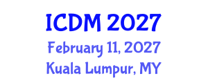 International Conference on Diabetes and Metabolism (ICDM) February 11, 2027 - Kuala Lumpur, Malaysia International Conference on Diabetes and Metabolism (ICDM) February 11, 2027 - Kuala Lumpur, Malaysia