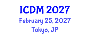 International Conference on Diabetes and Metabolism (ICDM) February 25, 2027 - Tokyo, Japan International Conference on Diabetes and Metabolism (ICDM) February 25, 2027 - Tokyo, Japan