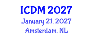 International Conference on Diabetes and Metabolism (ICDM) January 21, 2027 - Amsterdam, Netherlands International Conference on Diabetes and Metabolism (ICDM) January 21, 2027 - Amsterdam, Netherlands