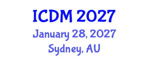 International Conference on Diabetes and Metabolism (ICDM) January 28, 2027 - Sydney, Australia International Conference on Diabetes and Metabolism (ICDM) January 28, 2027 - Sydney, Australia