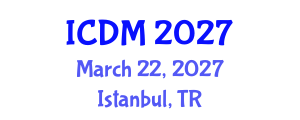 International Conference on Diabetes and Metabolism (ICDM) March 22, 2027 - Istanbul, Turkey International Conference on Diabetes and Metabolism (ICDM) March 22, 2027 - Istanbul, Turkey