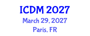 International Conference on Diabetes and Metabolism (ICDM) March 29, 2027 - Paris, France International Conference on Diabetes and Metabolism (ICDM) March 29, 2027 - Paris, France