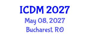 International Conference on Diabetes and Metabolism (ICDM) May 08, 2027 - Bucharest, Romania International Conference on Diabetes and Metabolism (ICDM) May 08, 2027 - Bucharest, Romania