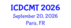 International Conference on Diamond, Carbon Materials and Technology (ICDCMT) September 20, 2026 - Paris, France