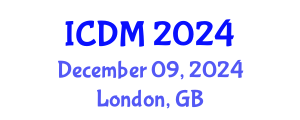 International Conference on Dielectric Materials (ICDM) December 09, 2024 - London, United Kingdom
