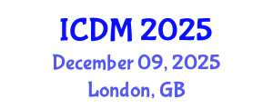 International Conference on Dielectric Materials (ICDM) December 09, 2025 - London, United Kingdom
