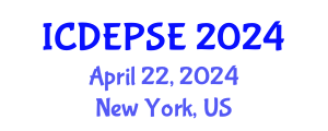 International Conference on Different Educational Programs in Special Education (ICDEPSE) April 22, 2024 - New York, United States
