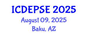 International Conference on Different Educational Programs in Special Education (ICDEPSE) August 09, 2025 - Baku, Azerbaijan