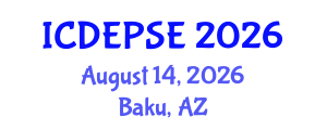 International Conference on Different Educational Programs in Special Education (ICDEPSE) August 14, 2026 - Baku, Azerbaijan International Conference on Different Educational Programs in Special Education (ICDEPSE) August 14, 2026 - Baku, Azerbaijan