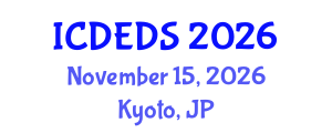 International Conference on Differential Equations and Dynamical Systems (ICDEDS) November 15, 2026 - Kyoto, Japan International Conference on Differential Equations and Dynamical Systems (ICDEDS) November 15, 2026 - Kyoto, Japan