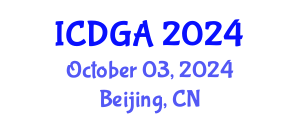 International Conference on Differential Geometry and Applications (ICDGA) October 03, 2024 - Beijing, China