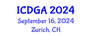 International Conference on Differential Geometry and Applications (ICDGA) September 16, 2024 - Zurich, Switzerland