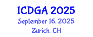 International Conference on Differential Geometry and Applications (ICDGA) September 16, 2025 - Zurich, Switzerland